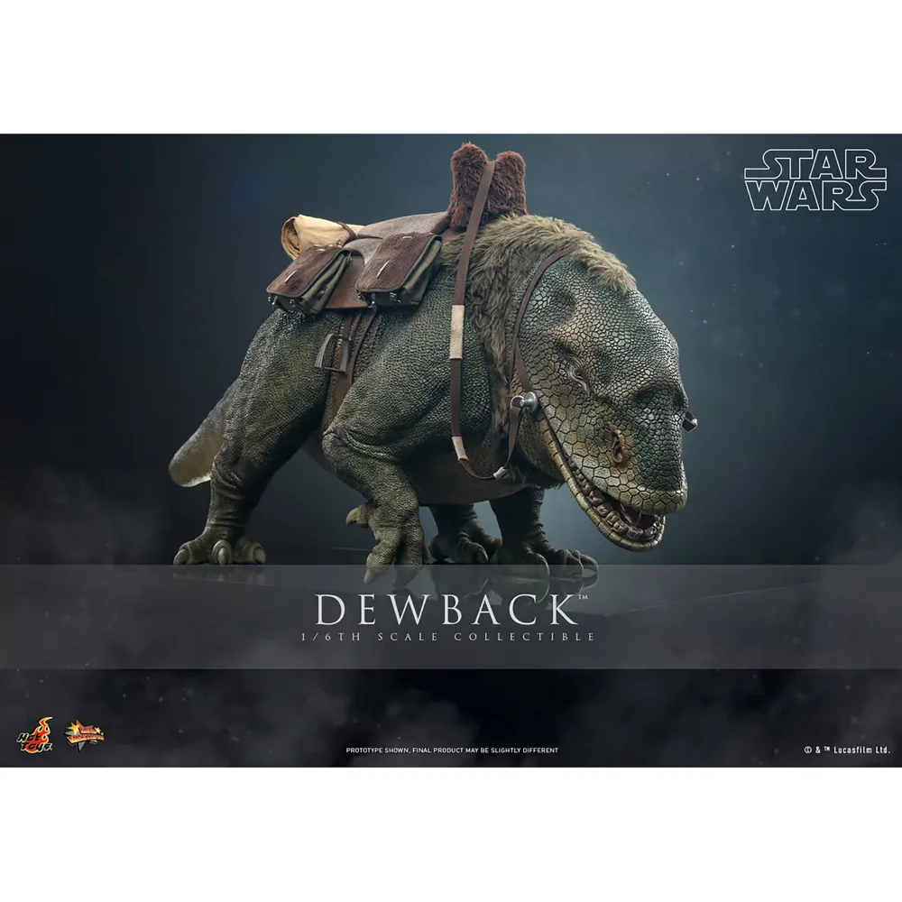 Hot Toys 1:6 Scale Star Wars a New Hope Dewback Statue Afbeelding 1