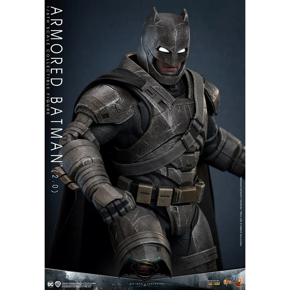 Hot Toys 1:6 Scale DC Comics Batman v Superman Armored Batman (2.0) Statue Afbeelding 1