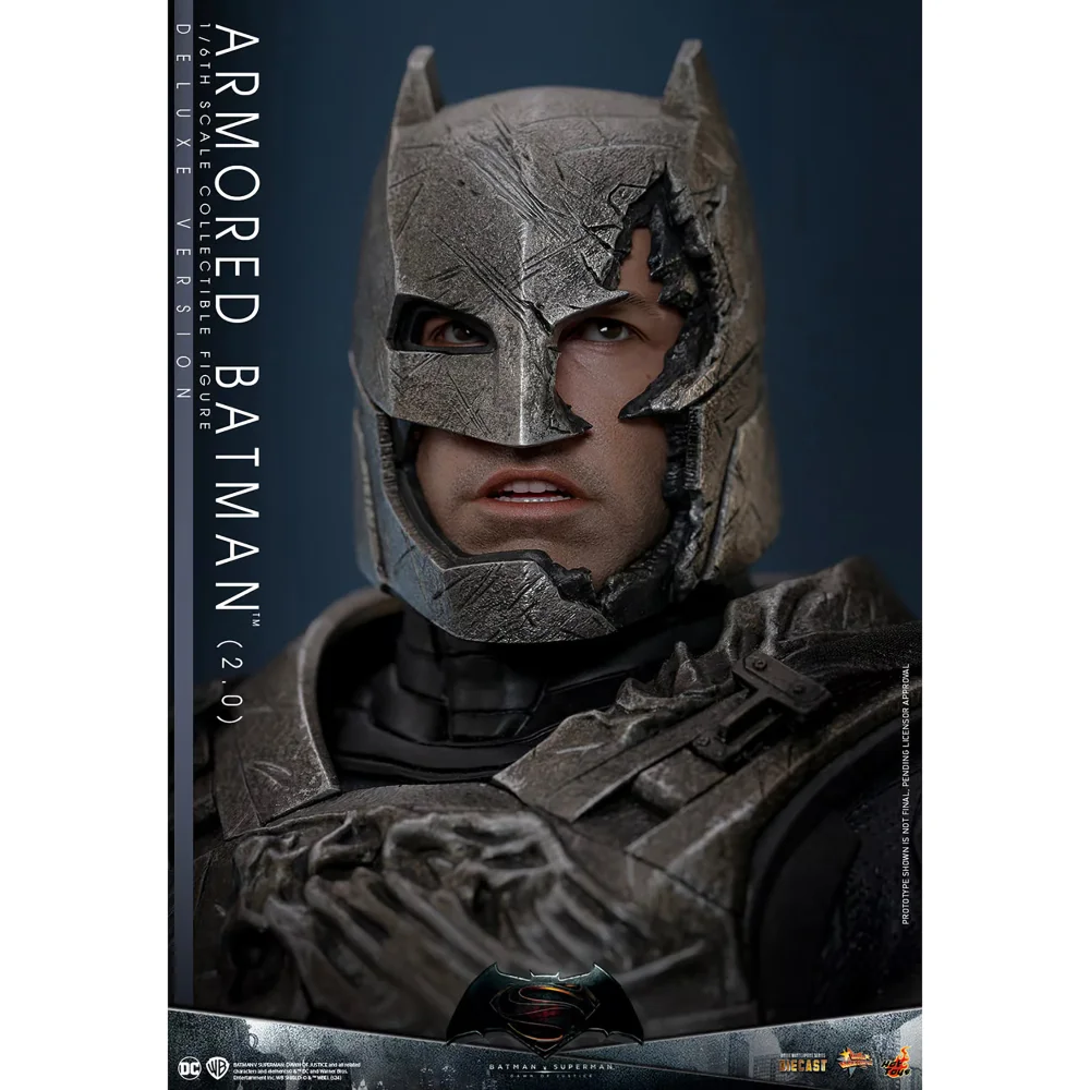 Hot Toys 1:6 Scale DC Comics Batman v Superman Armored Batman (2.0) Deluxe Edition Statue Afbeelding 1