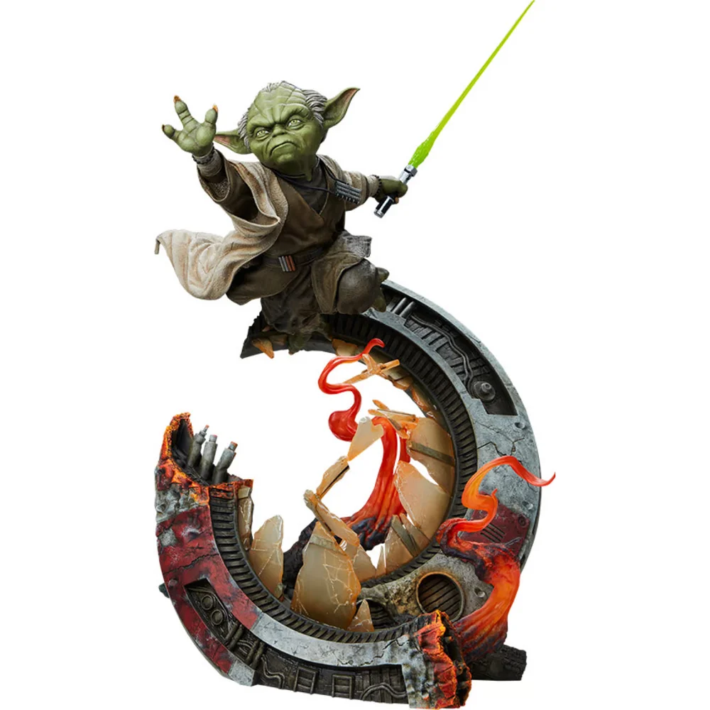 Sideshow Star Wars Yoda Mythos Statue Afbeelding 1