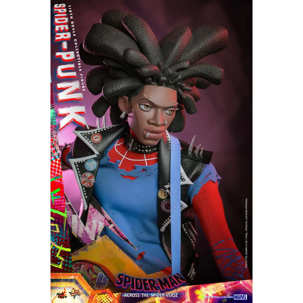 Hot Toys 1:6 Scale Marvel Spider-Man: Across the Spider-Verse Spider-Punk Statue Afbeelding 1