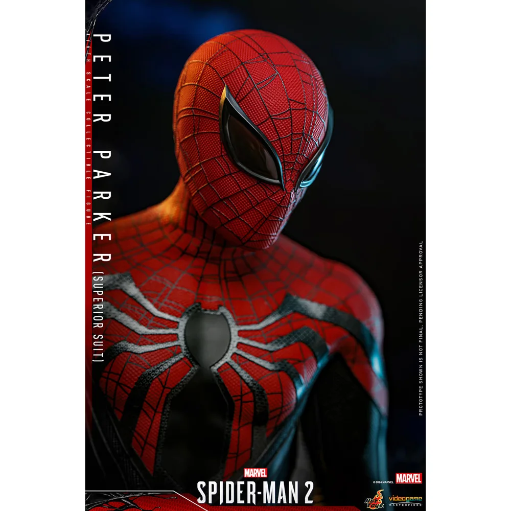Hot Toys 1:6 Scale Marvel Spider-Man 2 Peter Parker (Superior Suit) Statue Afbeelding 1