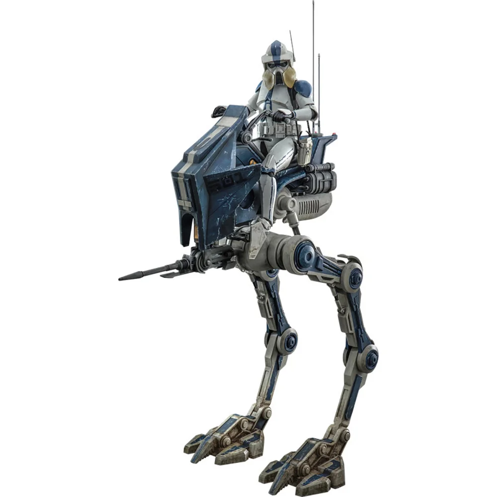 Hot Toys 1:6 Scale Star Wars: The Clone Wars ARF Trooper and 501st Legion AT-RT Statue Afbeelding 1
