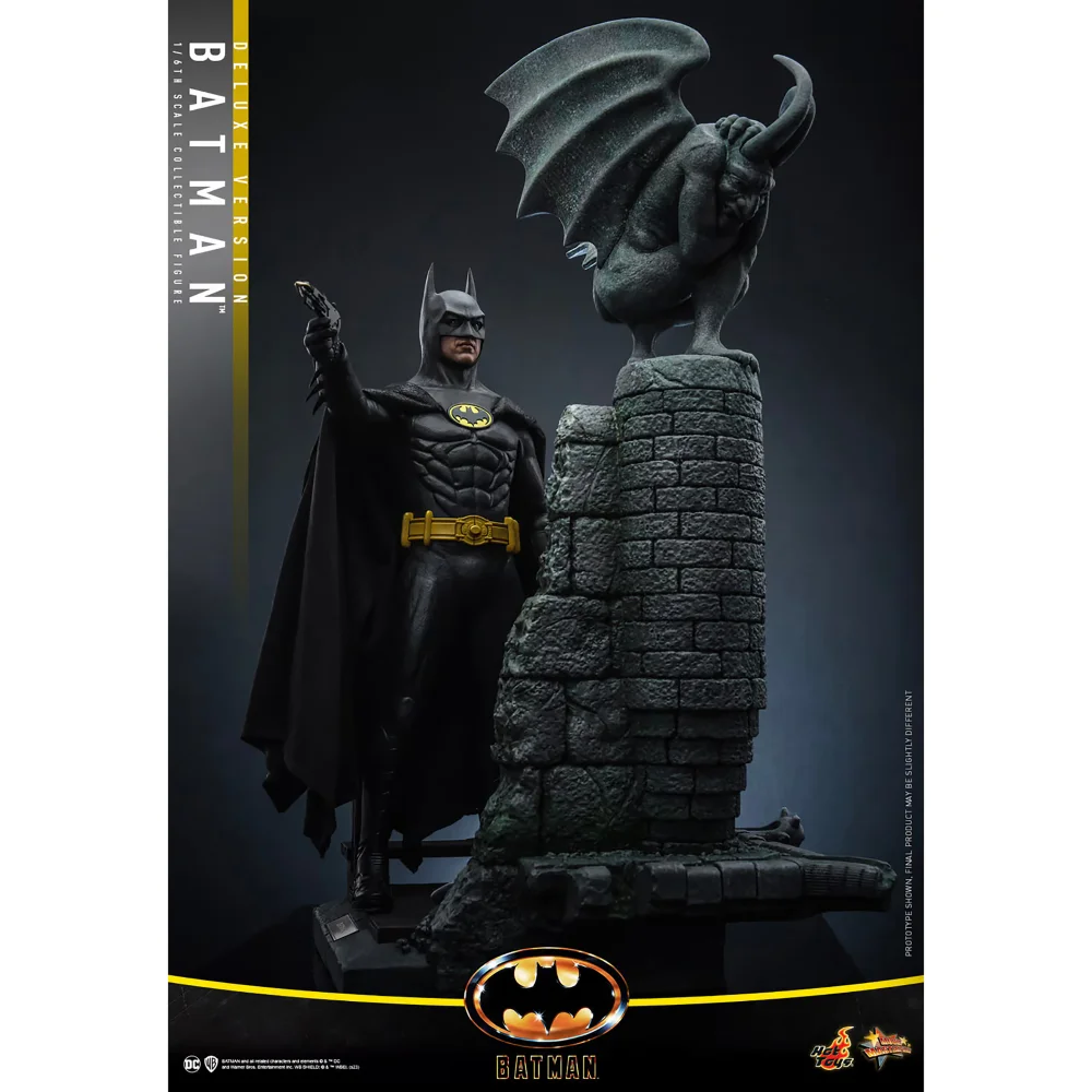 Hot Toys 1:6 Scale DC Comics 1989 Batman Deluxe Edition Statue Afbeelding 1