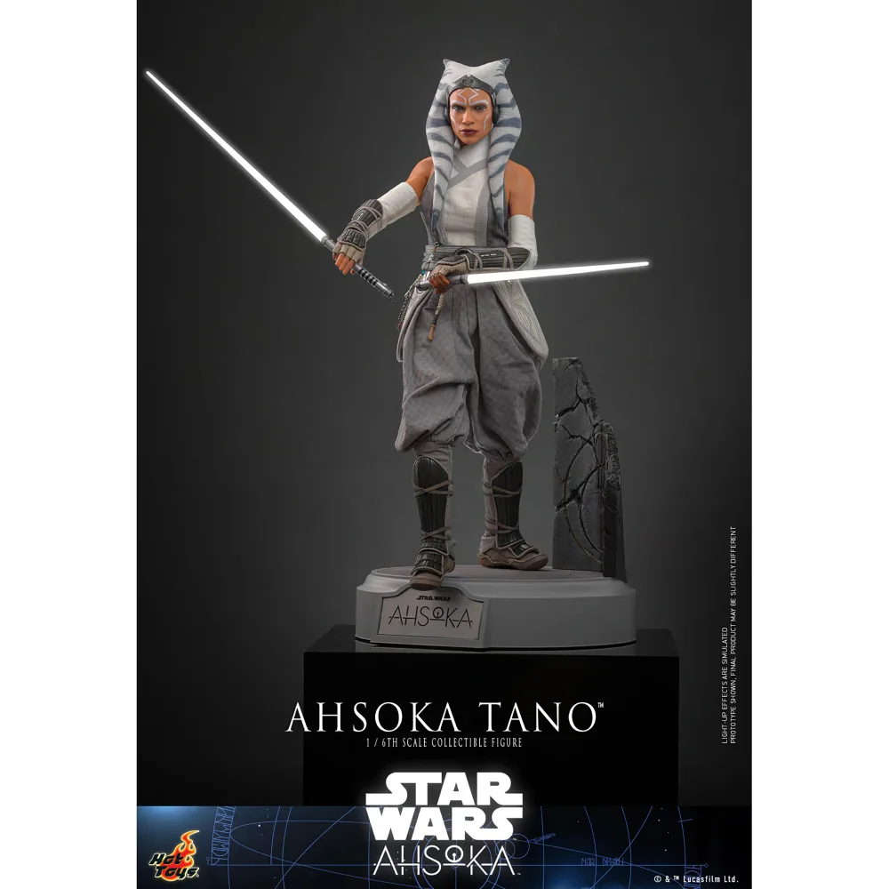 Hot Toys 1:6 Scale Star Wars Ahsoka Tano White Statue Afbeelding 1