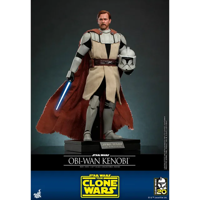 Hot Toys 1:6 Scale Star Wars: The Clone Wars Obi-Wan Kenobi Statue