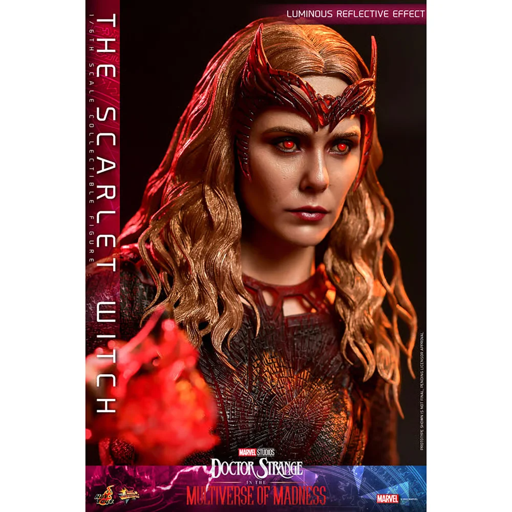 Hot Toys 1:6 Scale Marvel Doctor Strange in the Multiverse of Madness The Scarlet Witch Statue Afbeelding 1