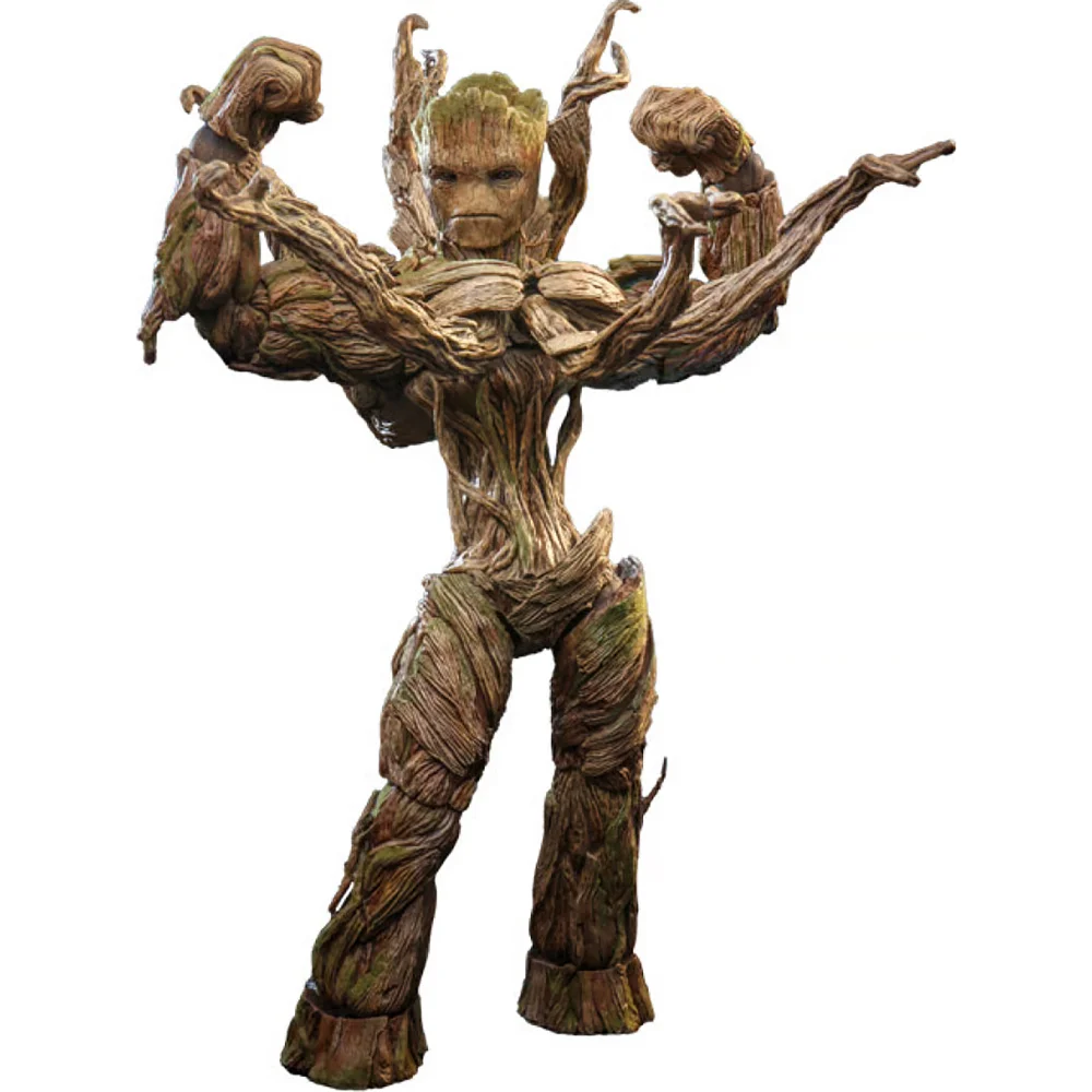 Hot Toys 1:6 Scale Marvel Guardians of the Galaxy Vol.3 Groot Deluxe Edition Statue Afbeelding 1