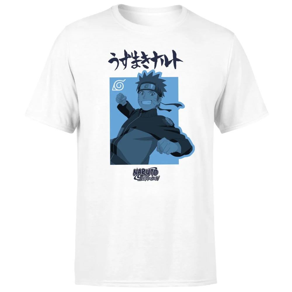 Naruto Poster Unisex T-Shirt - White - XL Afbeelding 1