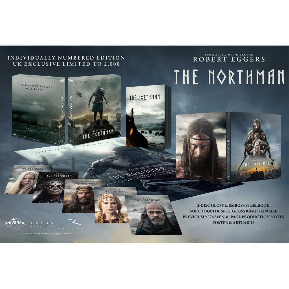The Northman Collector's Edition 4K Ultra HD & Blu-ray Steelbook Afbeelding 1