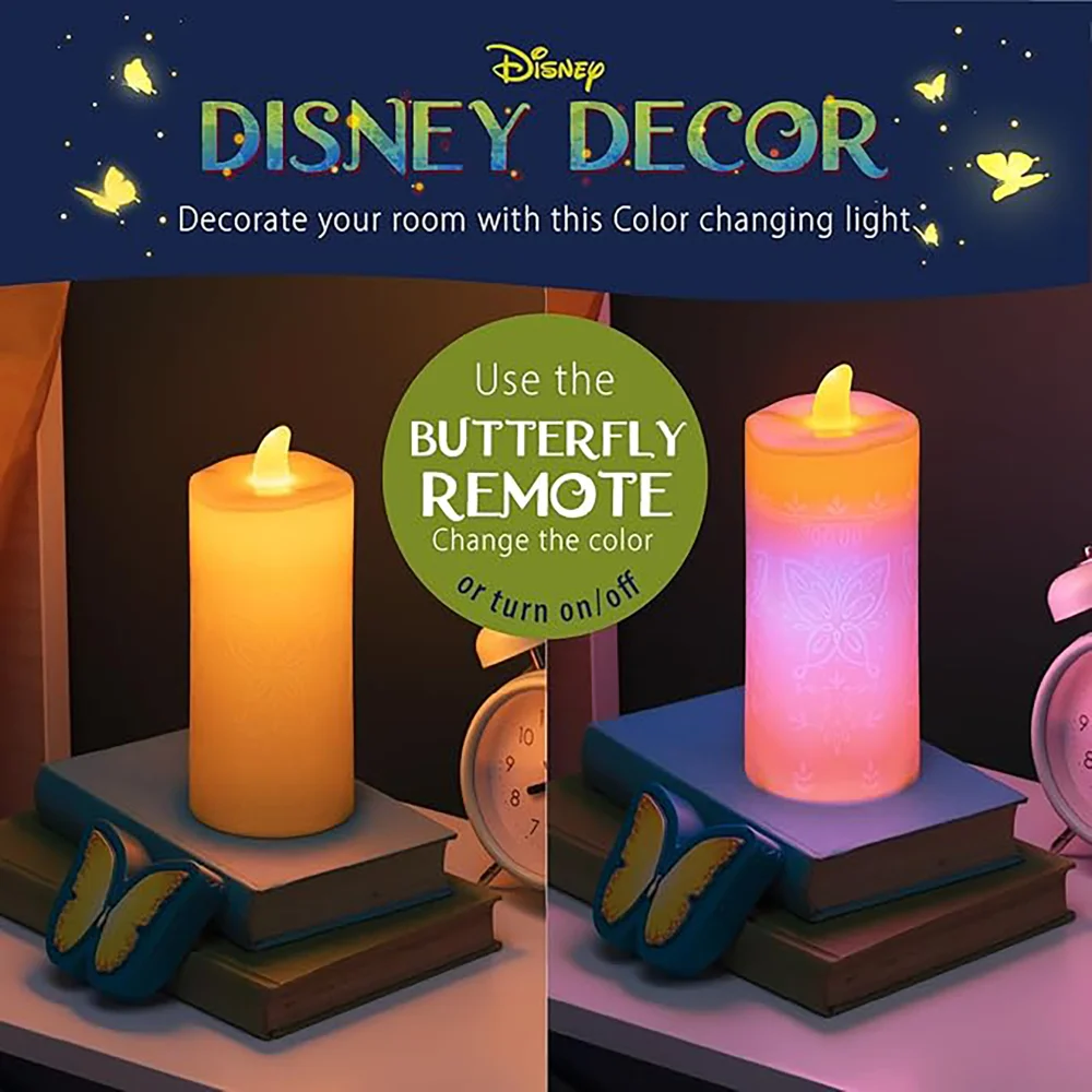 Disney: Encanto – Candle with Butterfly Light with Remote Afbeelding 1