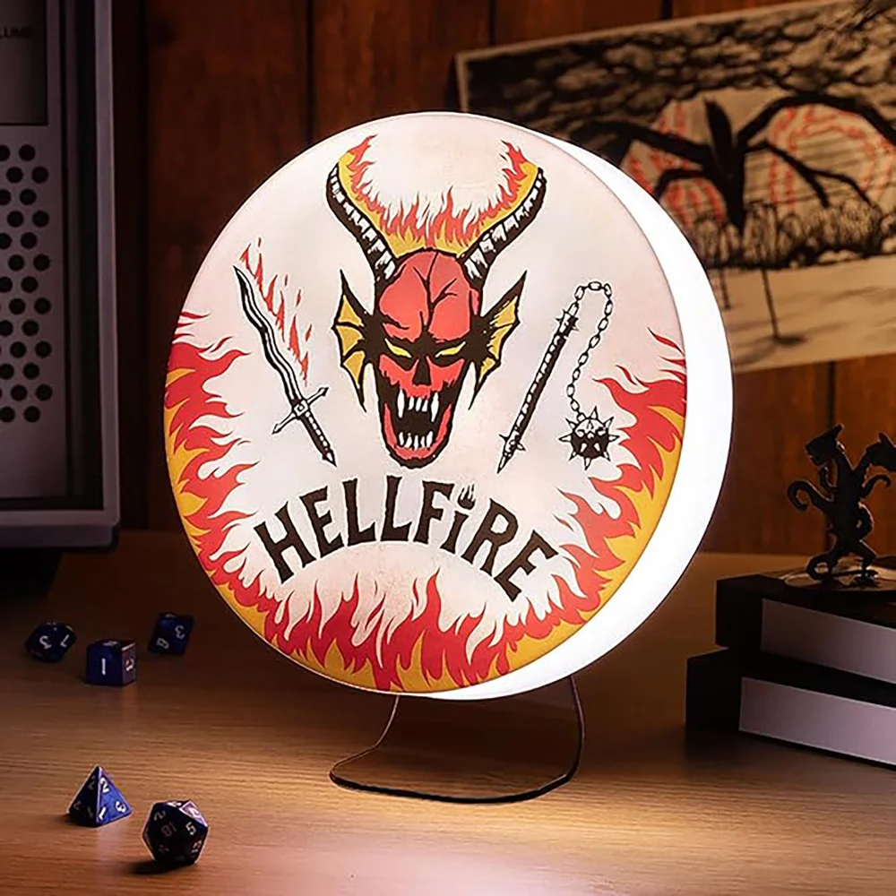 Stranger Things - Hellfire Club Logo Light (Wall Mount or Free Standing) Afbeelding 1