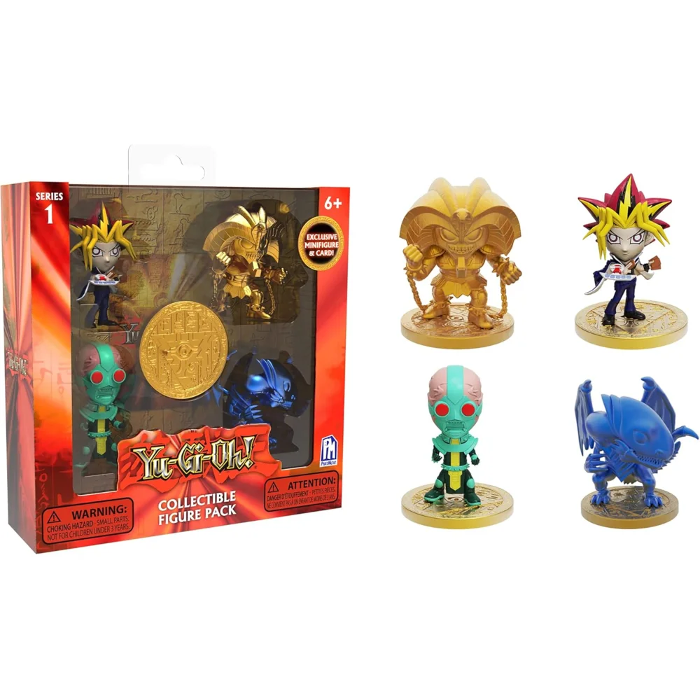 Yu-Gi-Oh! Minifigures 4-Pack Collectibles Figure Pack Afbeelding 1