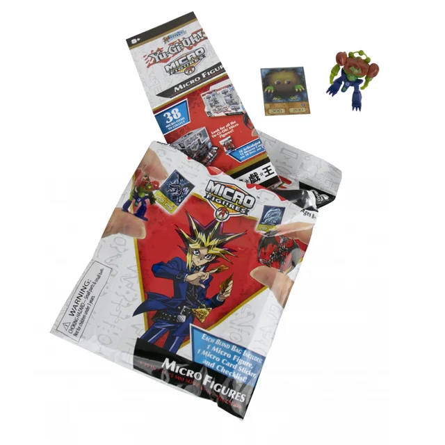 Yu-Gi-Oh! Micro Figure Blind Bag Toy with Card Sticker (Mystery Figure)