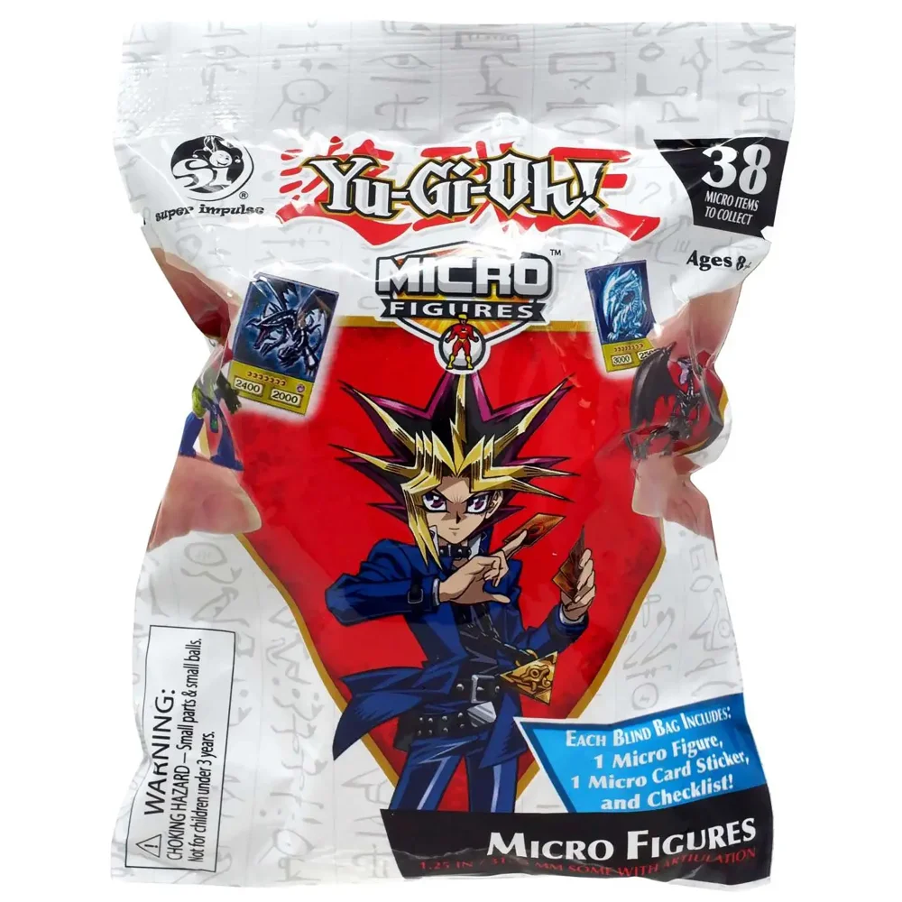 Yu-Gi-Oh! Micro Figure Blind Bag Toy with Card Sticker (Mystery Figure) Afbeelding 1