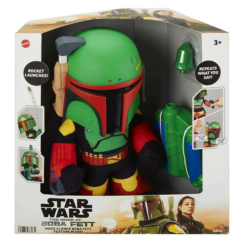 Star Wars Boba Fett Voice Cloner Feature 12" Plush Afbeelding 1