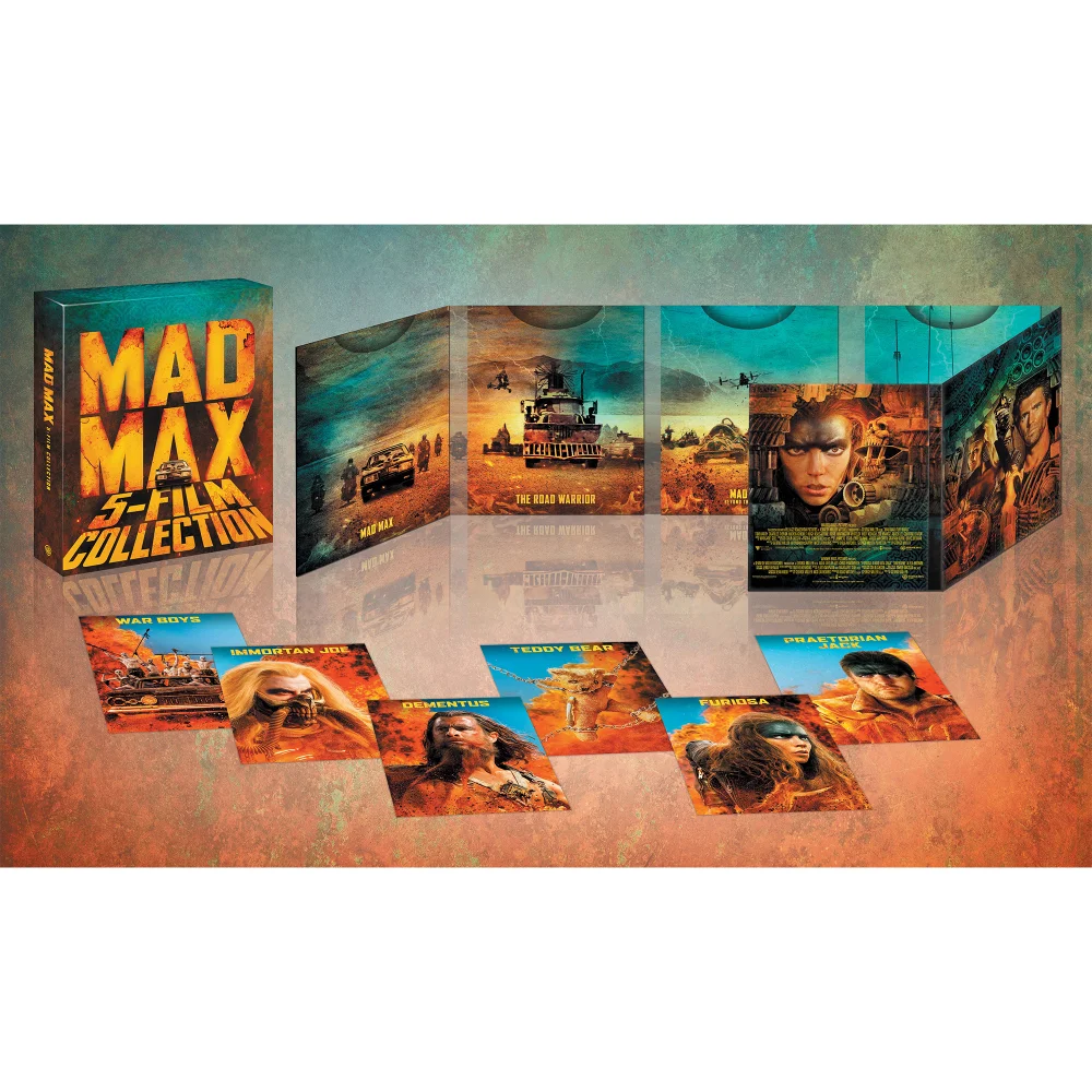 Mad Max 5 Film Collection 4K Ultra HD (Includes Blu-ray) Afbeelding 1