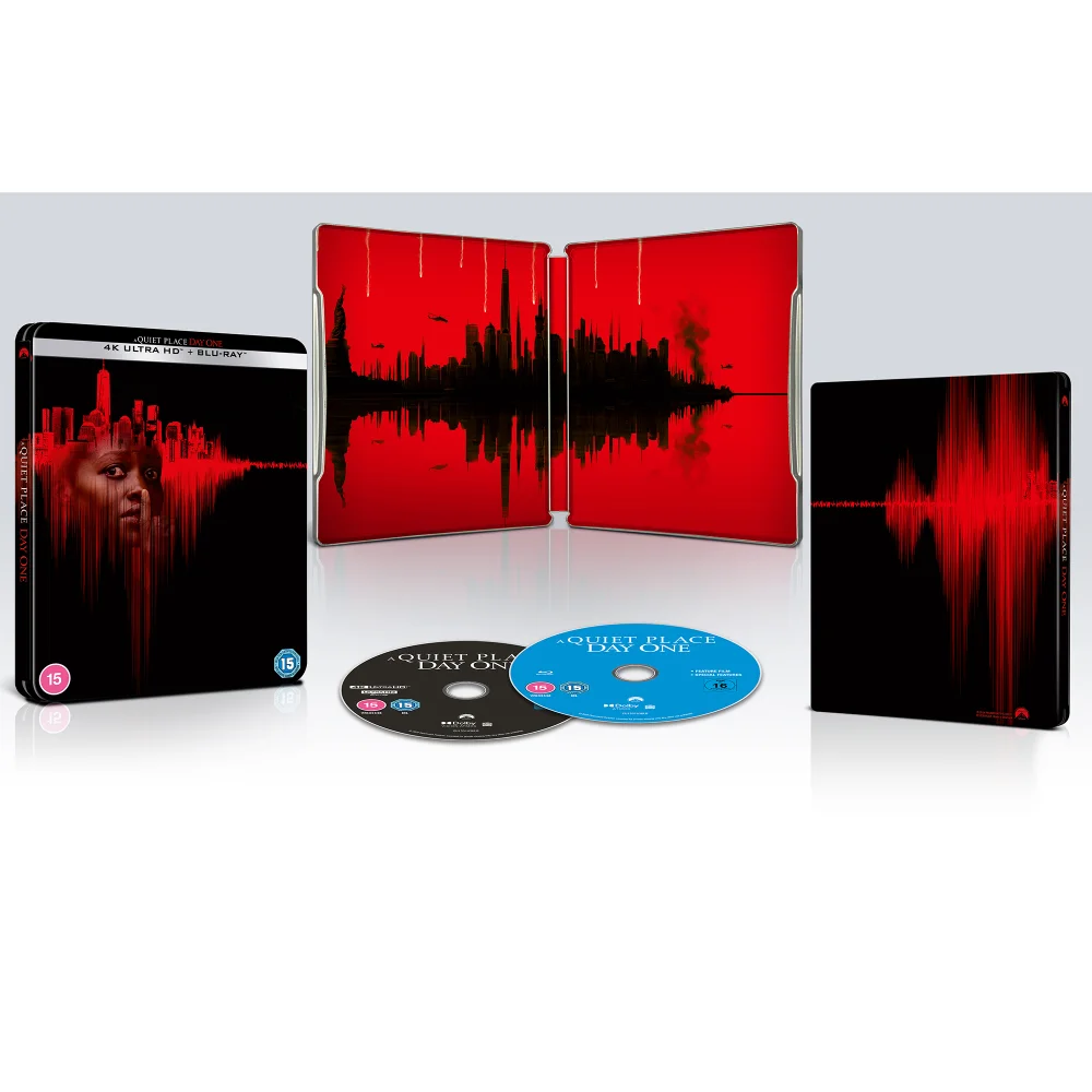 A Quiet Place: Day One 4K Ultra HD Steelbook (Includes Blu-ray) Afbeelding 1