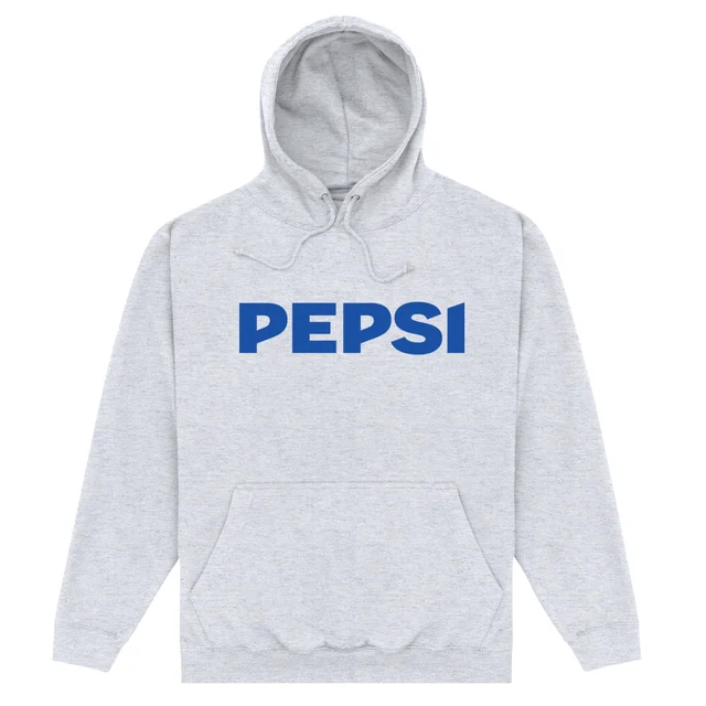 Pepsi Co. Text Logo Hoodie - Grey
