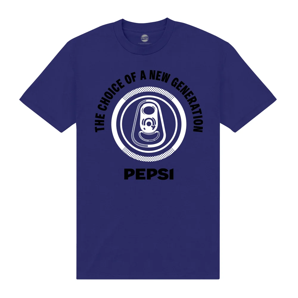 Pepsi Co. The Choice Of A New Generation Men's T-Shirt - Blue - S Afbeelding 1