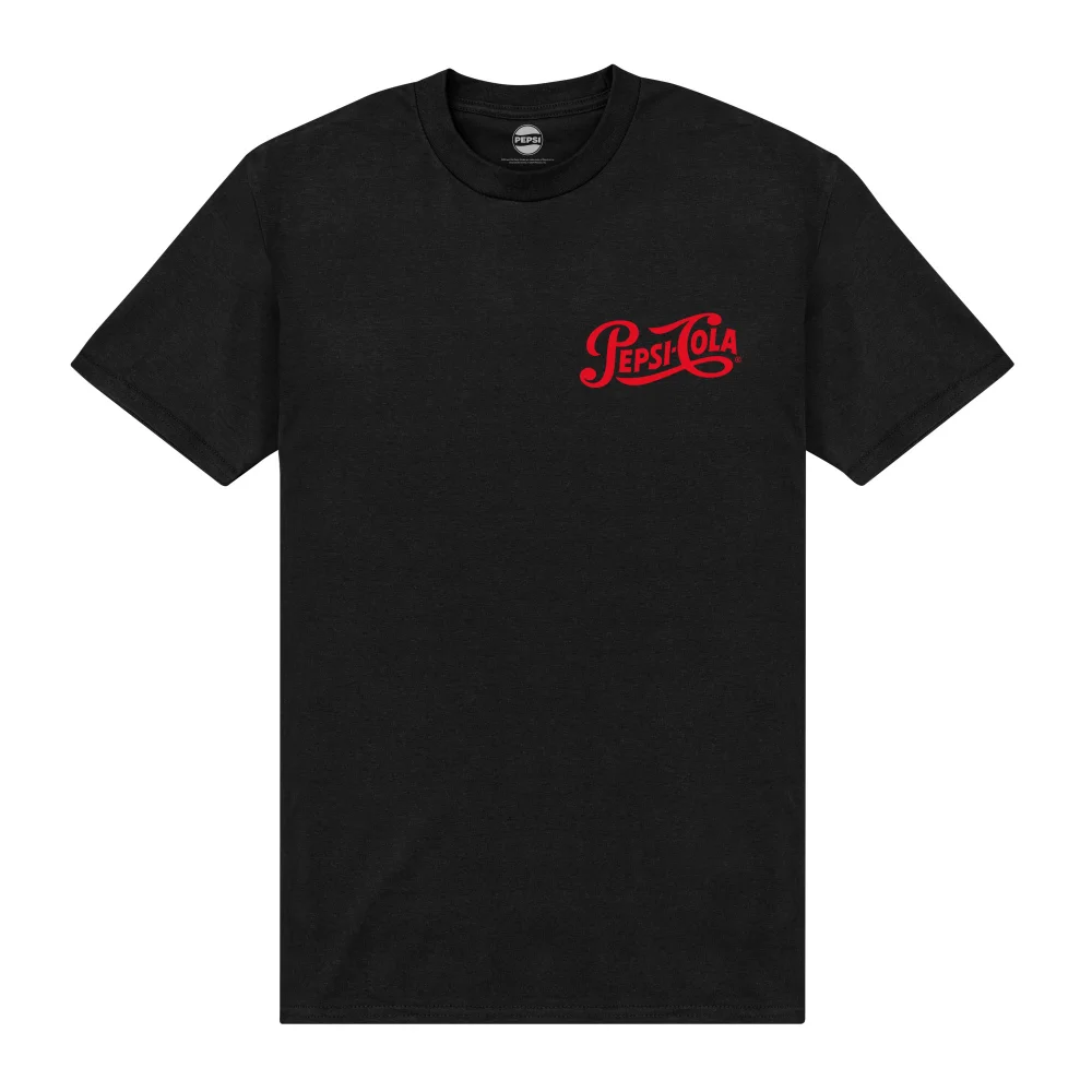 Pepsi Co. Retro Pepsi:Cola Poster Men's T-Shirt - Black - S Afbeelding 1