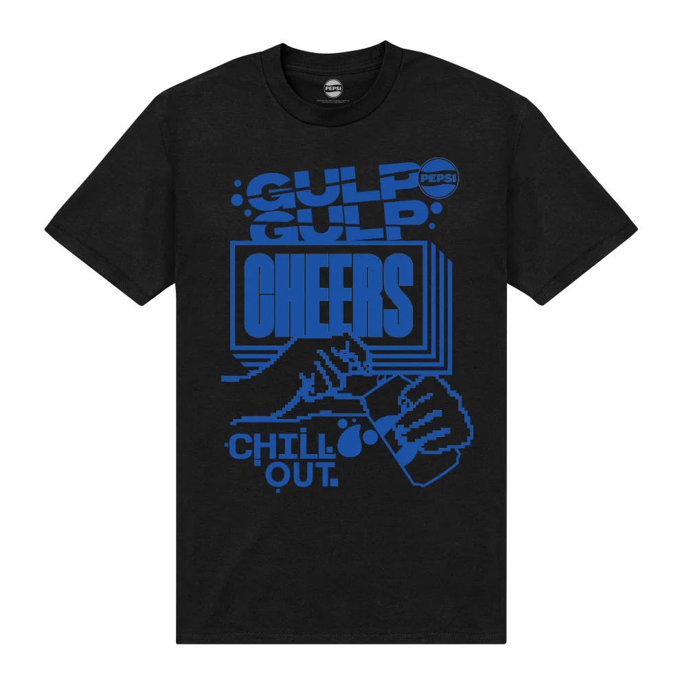 Pepsi Co. Cheers! Men's T-Shirt - Black - S Afbeelding 1