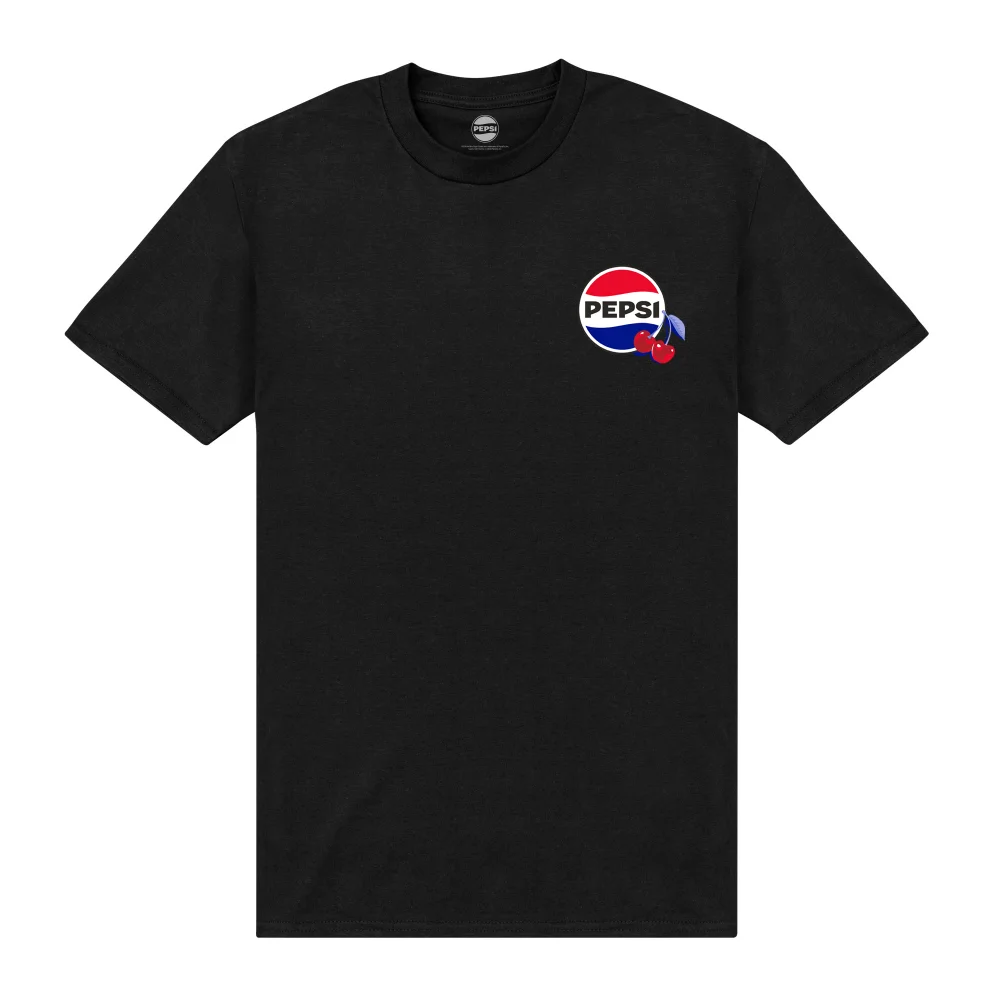 Pepsi Co. Logo Men's T-Shirt - Black - XXL Afbeelding 1