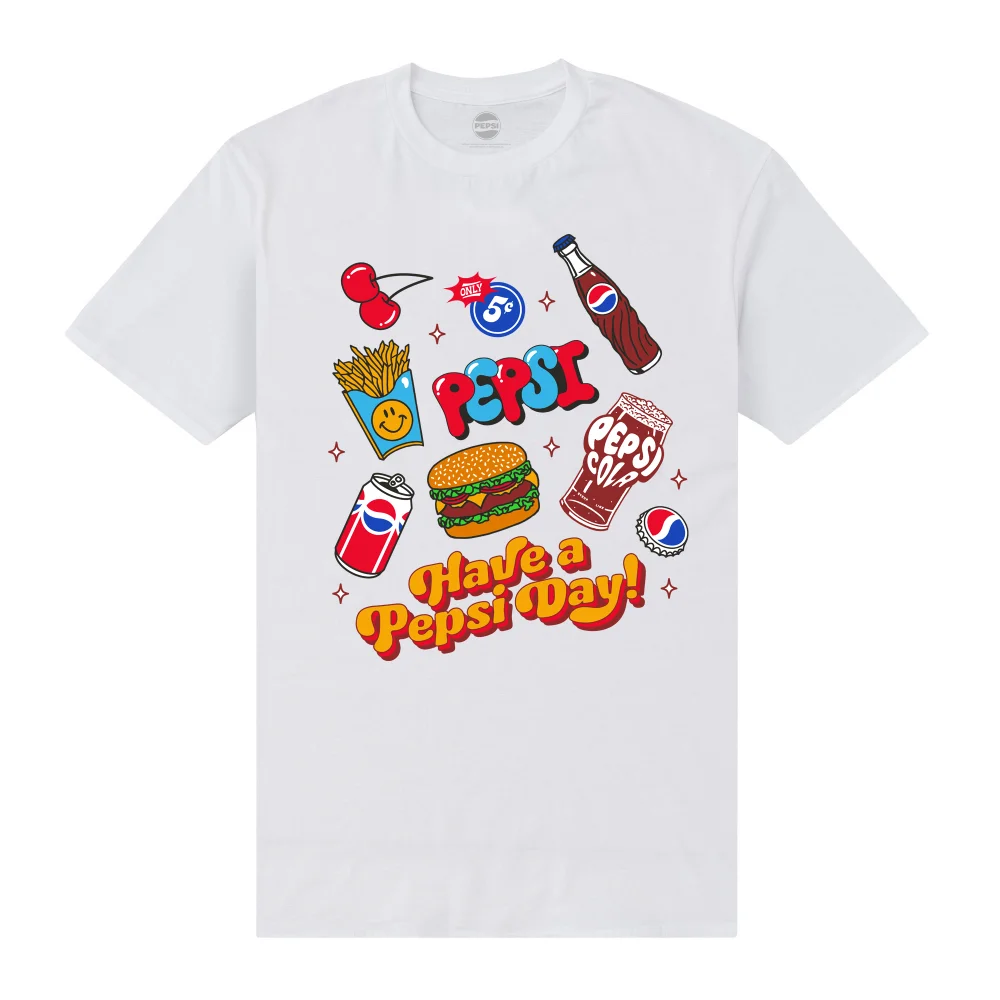 Pepsi Co. Have A Pepsi Day! Men's T-Shirt - White - 5XL Afbeelding 1