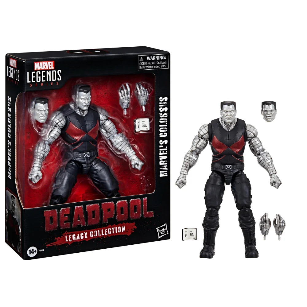 Marvel Legends Series Marvel’s Colossus, Deadpool Collectible Action Figure (6”) Afbeelding 1