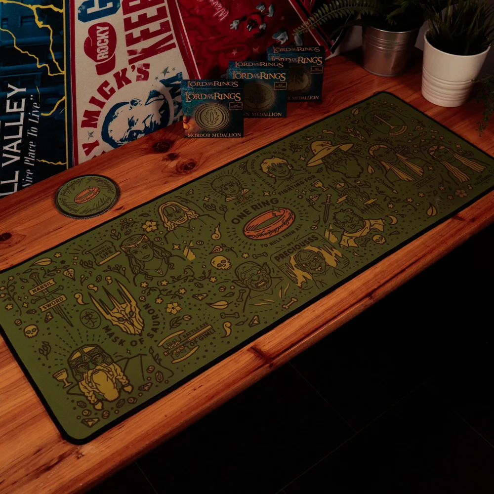 Lord of the Rings Desk Pad & Coaster Set Afbeelding 1