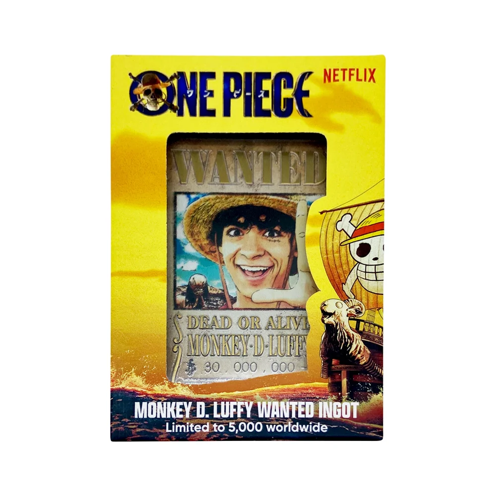 One Piece Limited Edition Wanted Poster Ingot Afbeelding 1