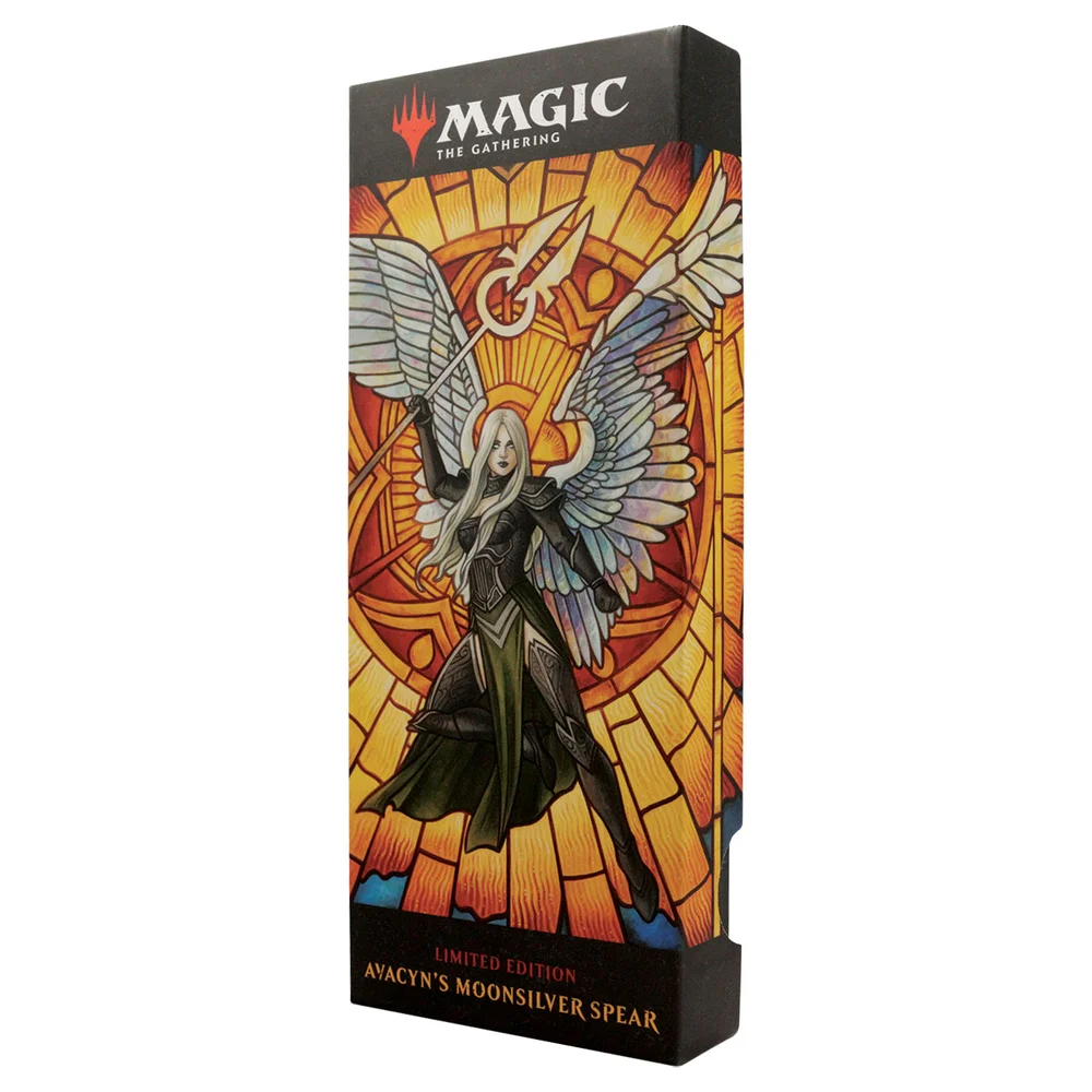 Magic the Gathering .999 Silver Plated Avacyn's Moonsilver Spear Mini Replica Afbeelding 1