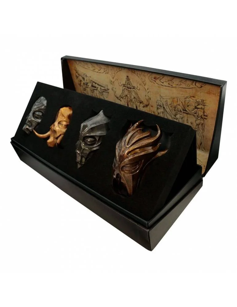 The Elder Scrolls V: Skyrim Set of 4 Dragon Priest Masks Afbeelding 1