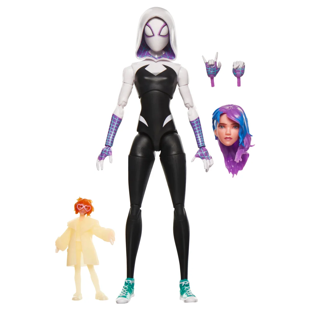 Hasbro Marvel Legends Series Spider-Gwen, Spider-Man: Across the Spider-Verse Collectible Action Figure (6”) Afbeelding 1