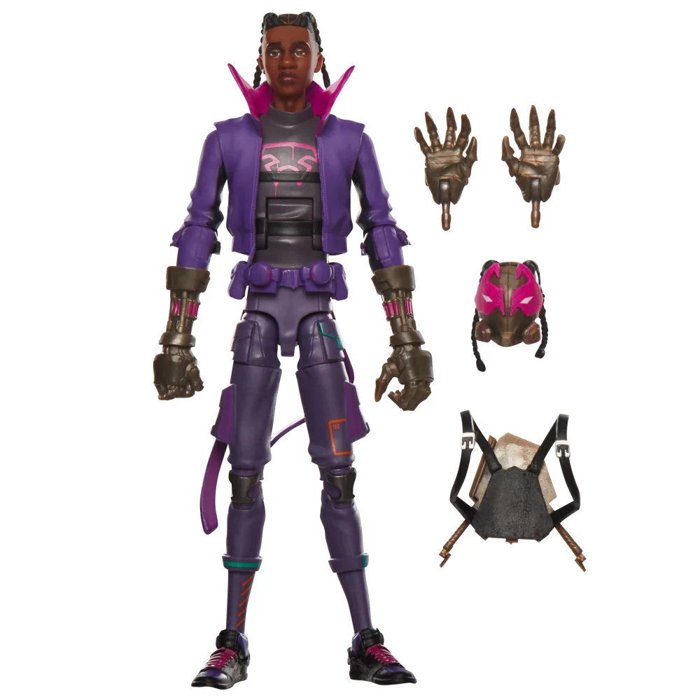Hasbro Marvel Legends Series Miles G. Morales, Spider-Man: Across the Spider-Verse Collectible Action Figure (6”) Afbeelding 1