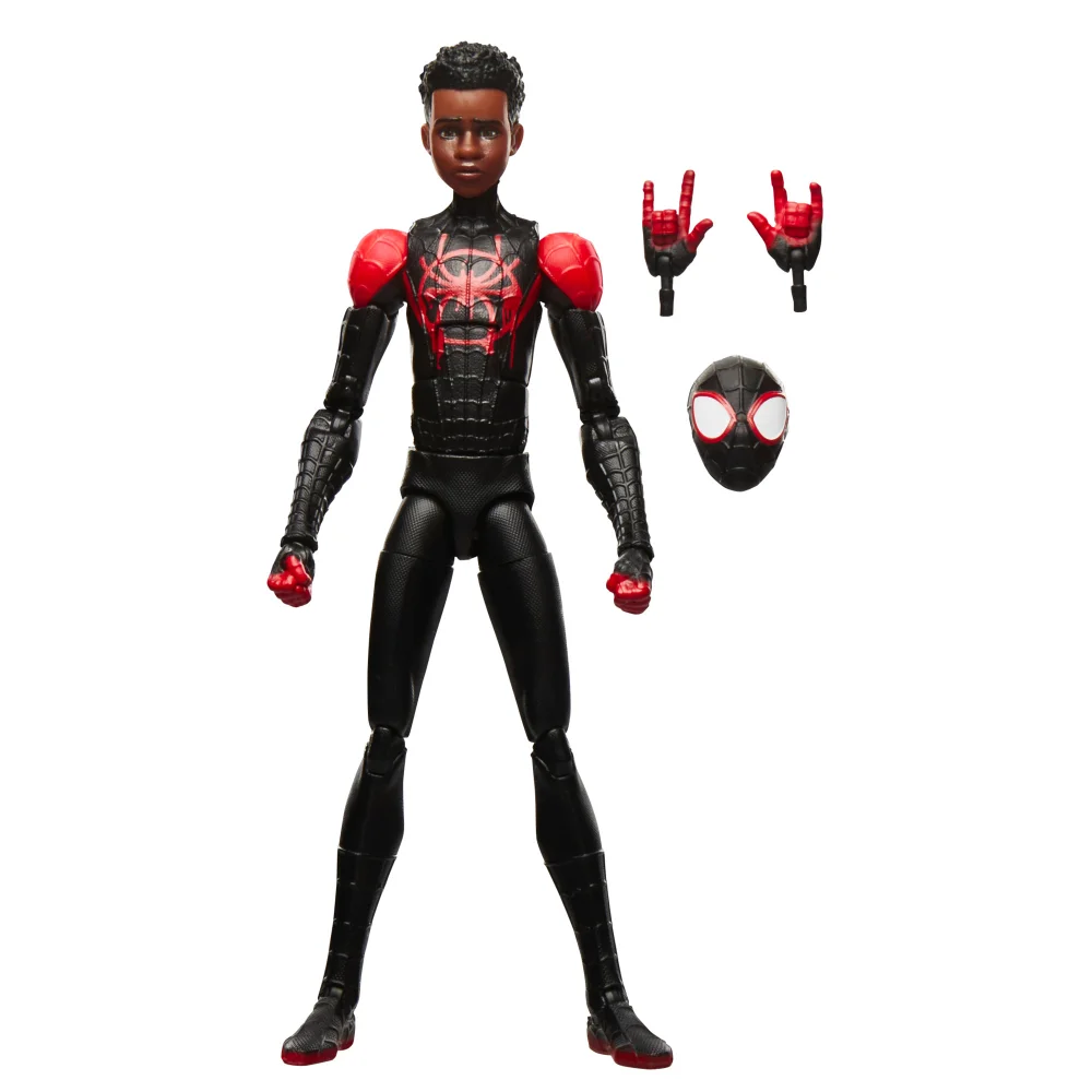 Hasbro Marvel Legends Series Miles Morales, Spider-Man: Into the Spider-Verse Collectible Action Figure (6”) Afbeelding 1