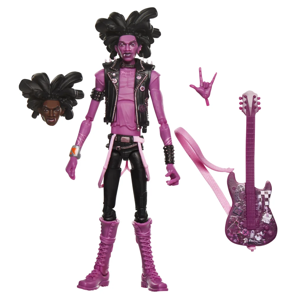 Hasbro Marvel Legends Series Spider-Punk, Spider-Man: Across the Spider-Verse Collectible Action Figure (6”) Afbeelding 1