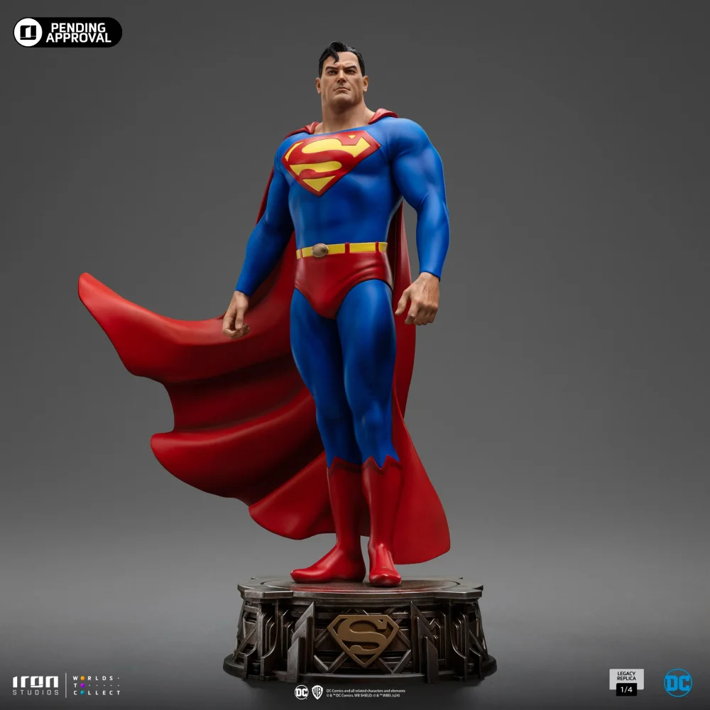 Iron Studios DC Comics Superman DC Trinity Legacy Replica 1/4 Scale Statue Afbeelding 1