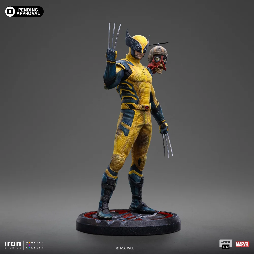 Iron Studios Marvel Deadpool & Wolverine 1/10 Art Scale Wolverine Statue Afbeelding 1