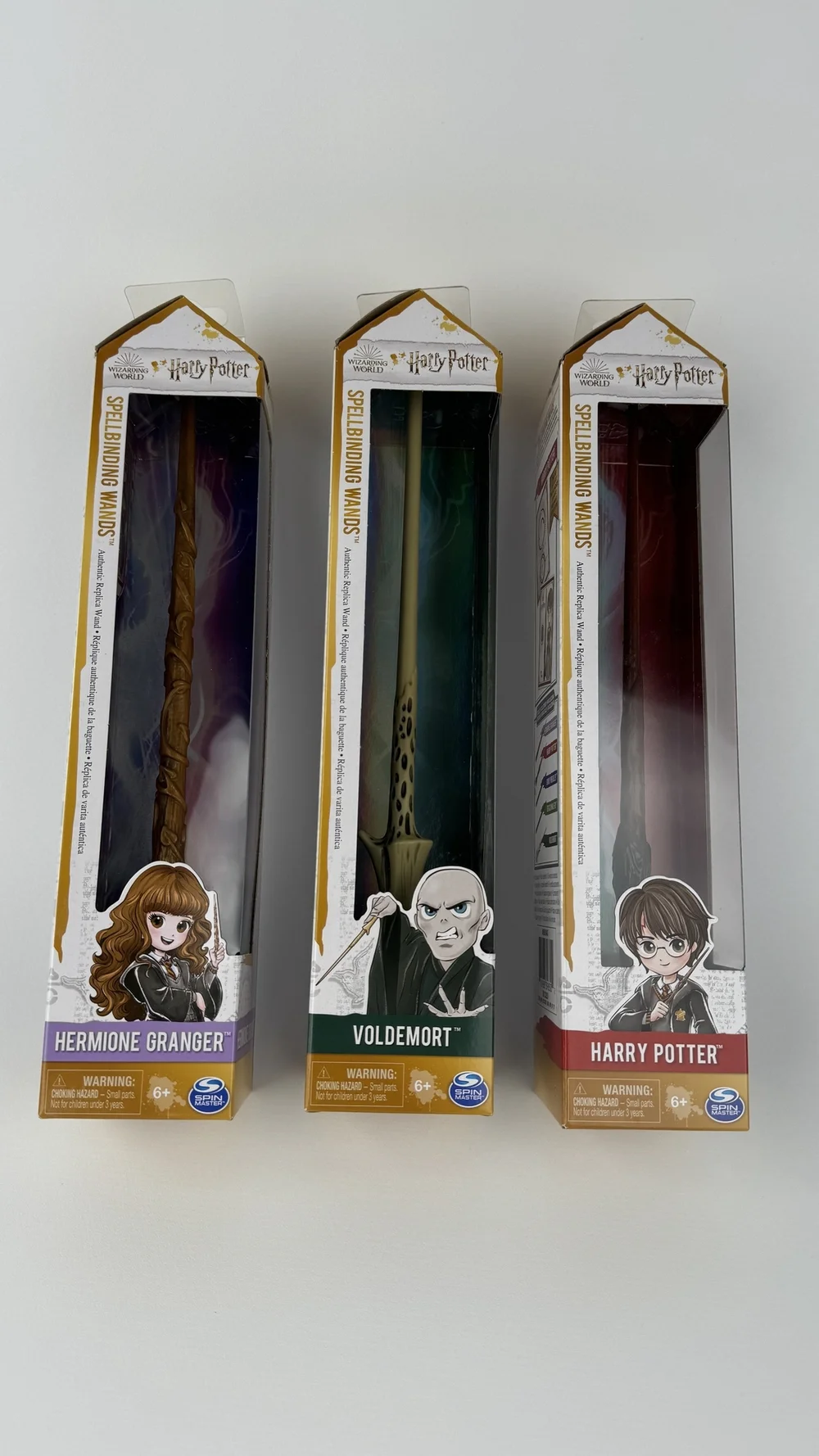 Harry Potter Wizarding World Spellbinding Wands - 3-Pack Afbeelding 1