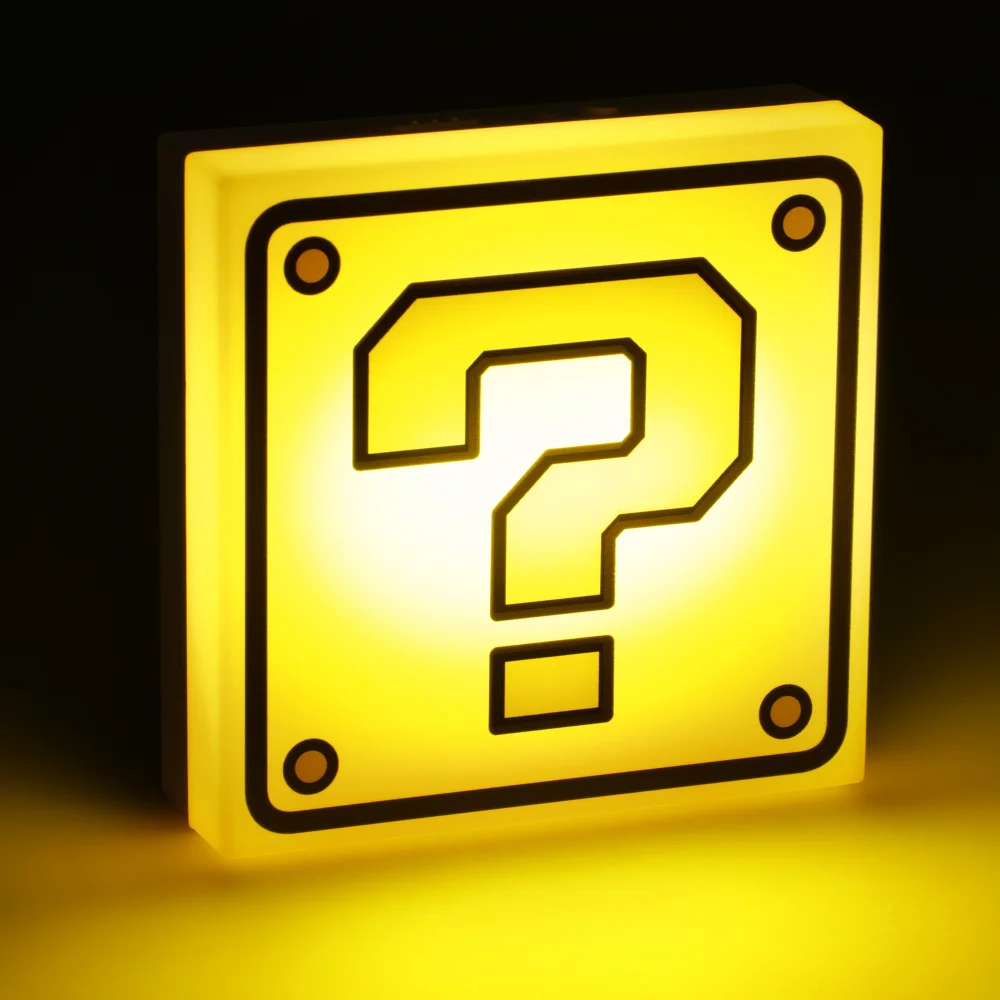 Super Mario Nintendo Question Block Night Light Afbeelding 1