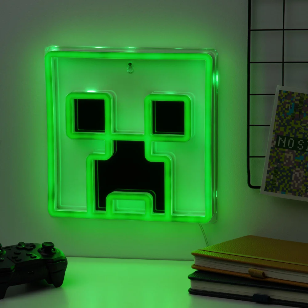 Creeper Wall Mountable LED Neon Light Afbeelding 1