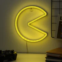 Pac Man Wall Mountable LED Neon Light - undefined undefined