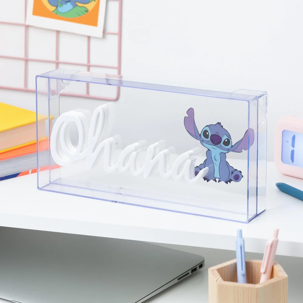Stitch Ohana LED Neon Light Afbeelding 1
