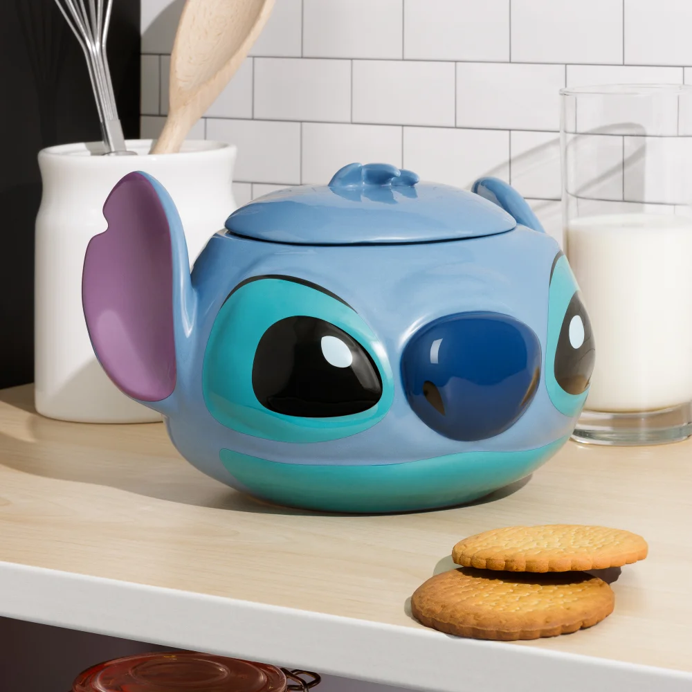 Stitch Shaped Cookie Jar Afbeelding 1