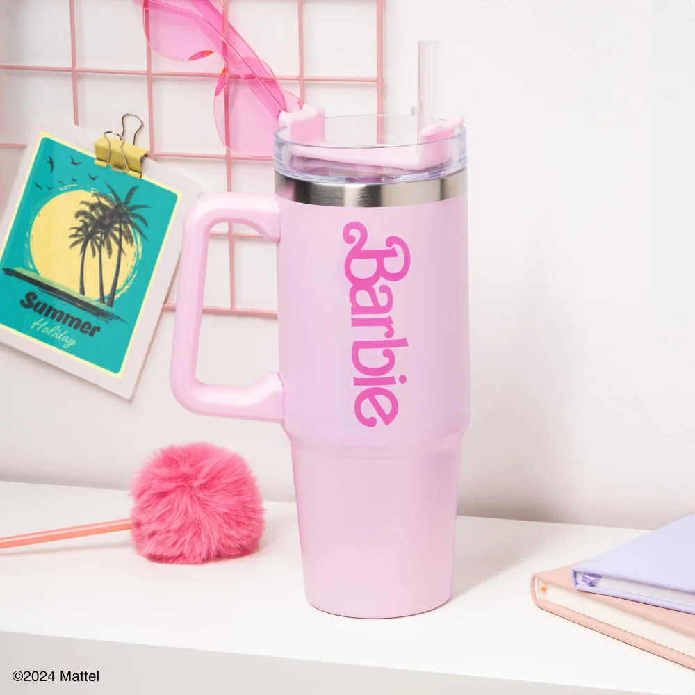 Barbie XL 1200ml Multiway Travel Cup with Straw Afbeelding 1