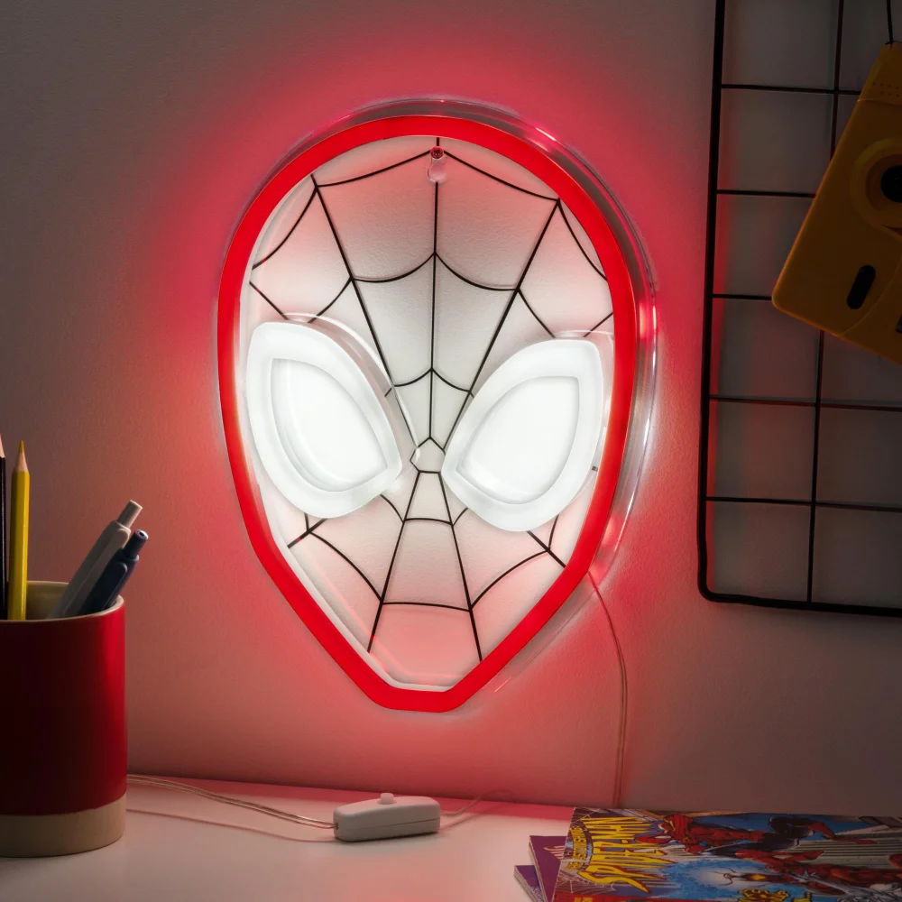 Spiderman Wall Mountable LED Neon Light Afbeelding 1