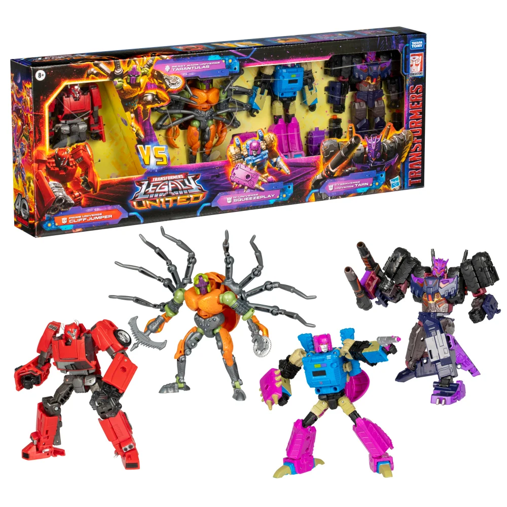 Hasbro Transformers Legacy United Versus Multipack, 4 Converting Action Figures, 8+ Afbeelding 1