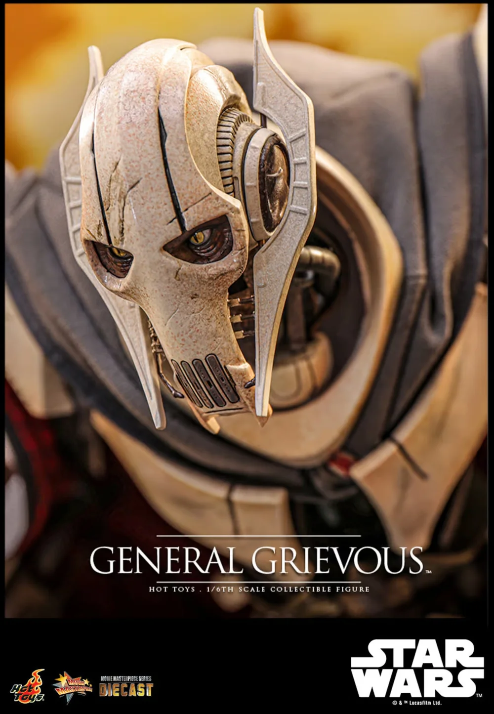 Hot Toys Star Wars 1:6 Scale General Grevious Statue Afbeelding 1