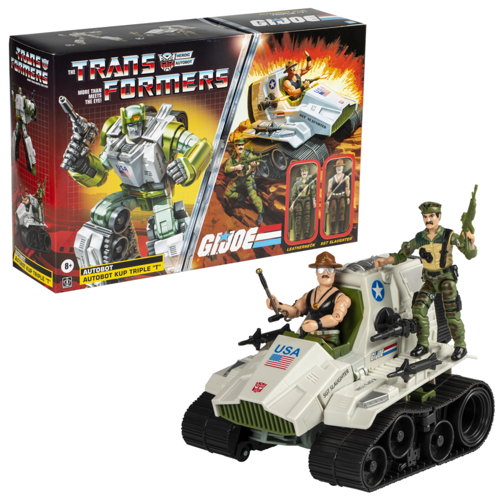 Hasbro Transformers Collaborative G.I. Joe x Transformers Autobot Kup Triple T Action Figure Afbeelding 1